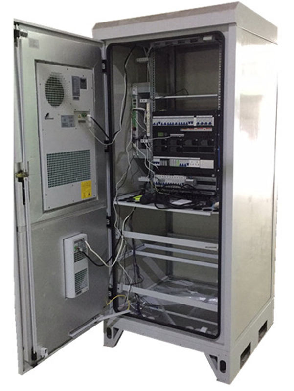 Gabinetes eléctricos al aire libre a prueba de mal tiempo de los recintos, gabinete al aire libre del servidor del estándar europeo