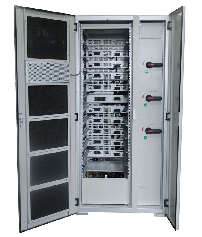 300kVA paralelo - la unidad del sistema de alimentación ininterrumpida 1200kVA, anuncio publicitario estático del interruptor sube la copia de seguridad de batería