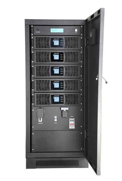 El LCD exhibe el sistema modular Data Center de UPS del poder que UPS modular 30-300KVA fácil mantiene