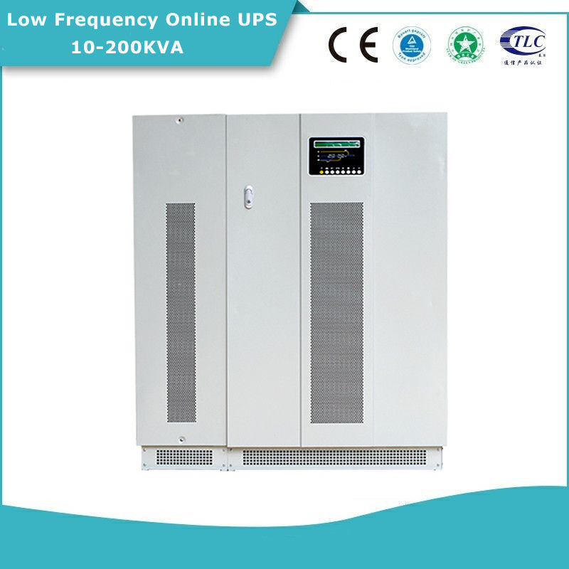 Voltaje de entrada en línea de baja fricción trifásico de 120KVA UPS 380 VAC para las telecomunicaciones